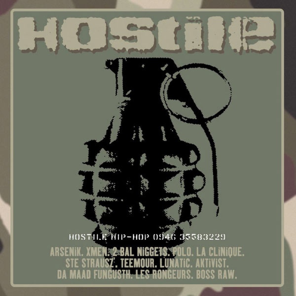 Datei:Various Artists - 1996 - Hostile Hip-Hop.jpg